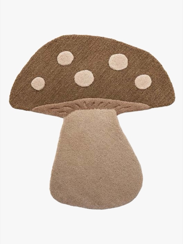 Bloomingville Mini Svampmatta 90 x 85 cm, Brun