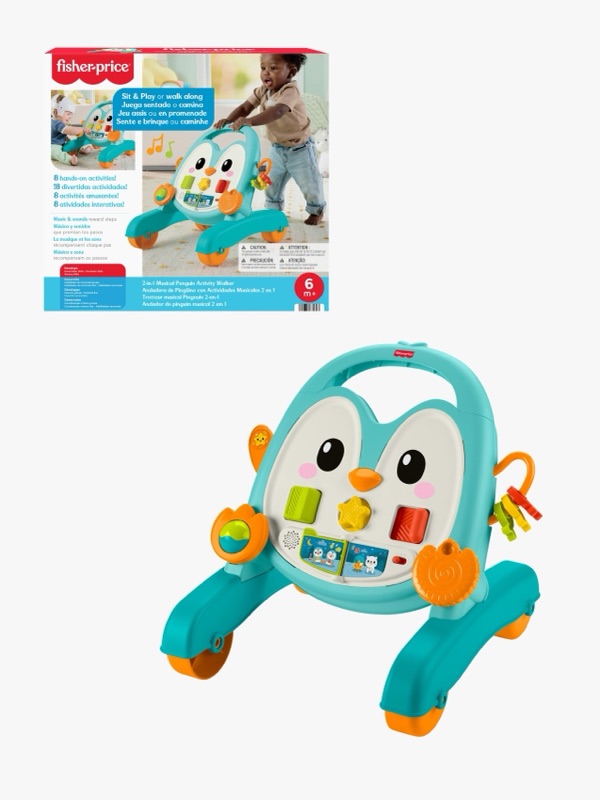 Fisher-Price Lära-Gå-Vagn Pingvin