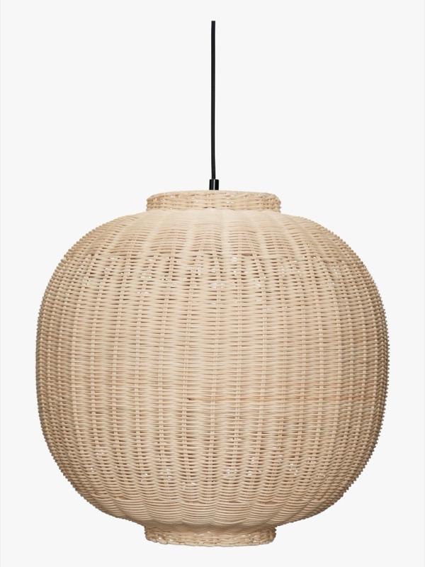 Hübsch Taklampa Chand pendant Rund, Natural