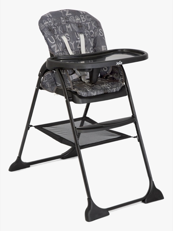 Joie Mimzy Snacker matstol, ABC Charcoal