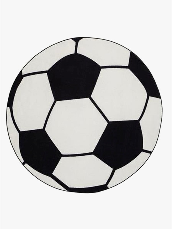 KMCarpets Barnmatta Play Fotboll Rund 133 cm
