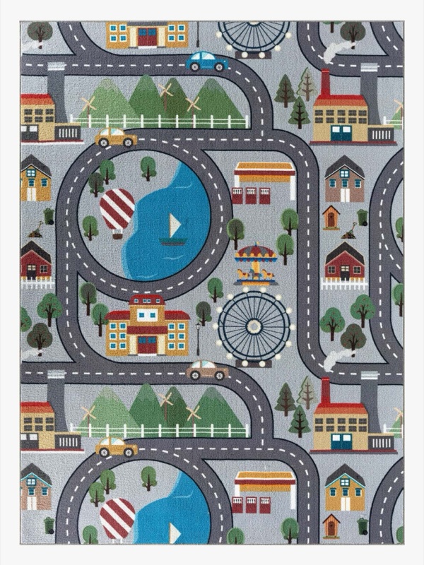 KMCarpets Vägmatta 120 x 160 cm, Grå